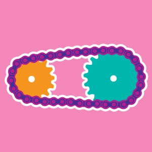 Gears and chain transmission